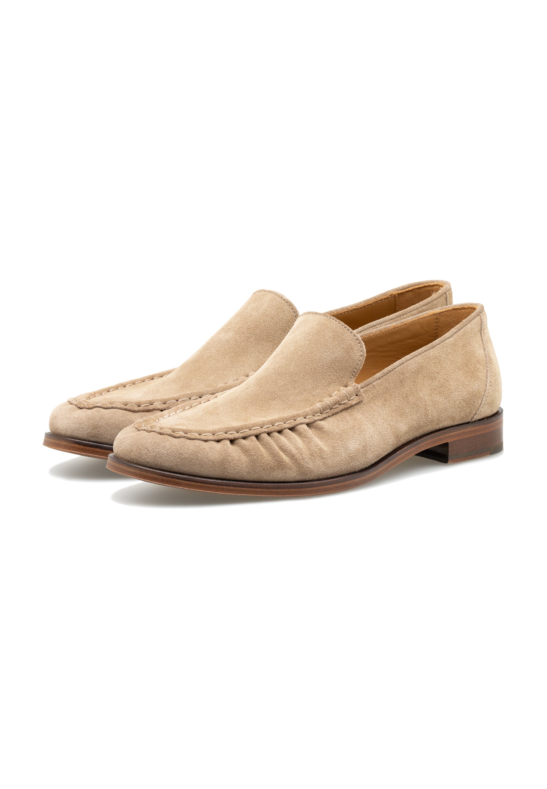 MEN'S SUEDE LEATHER RUSHED LOAFER