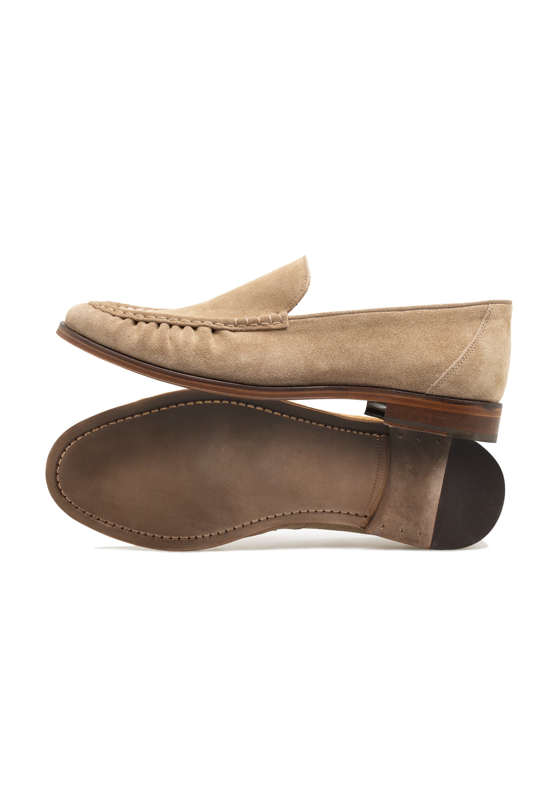 MEN'S SUEDE LEATHER RUSHED LOAFER