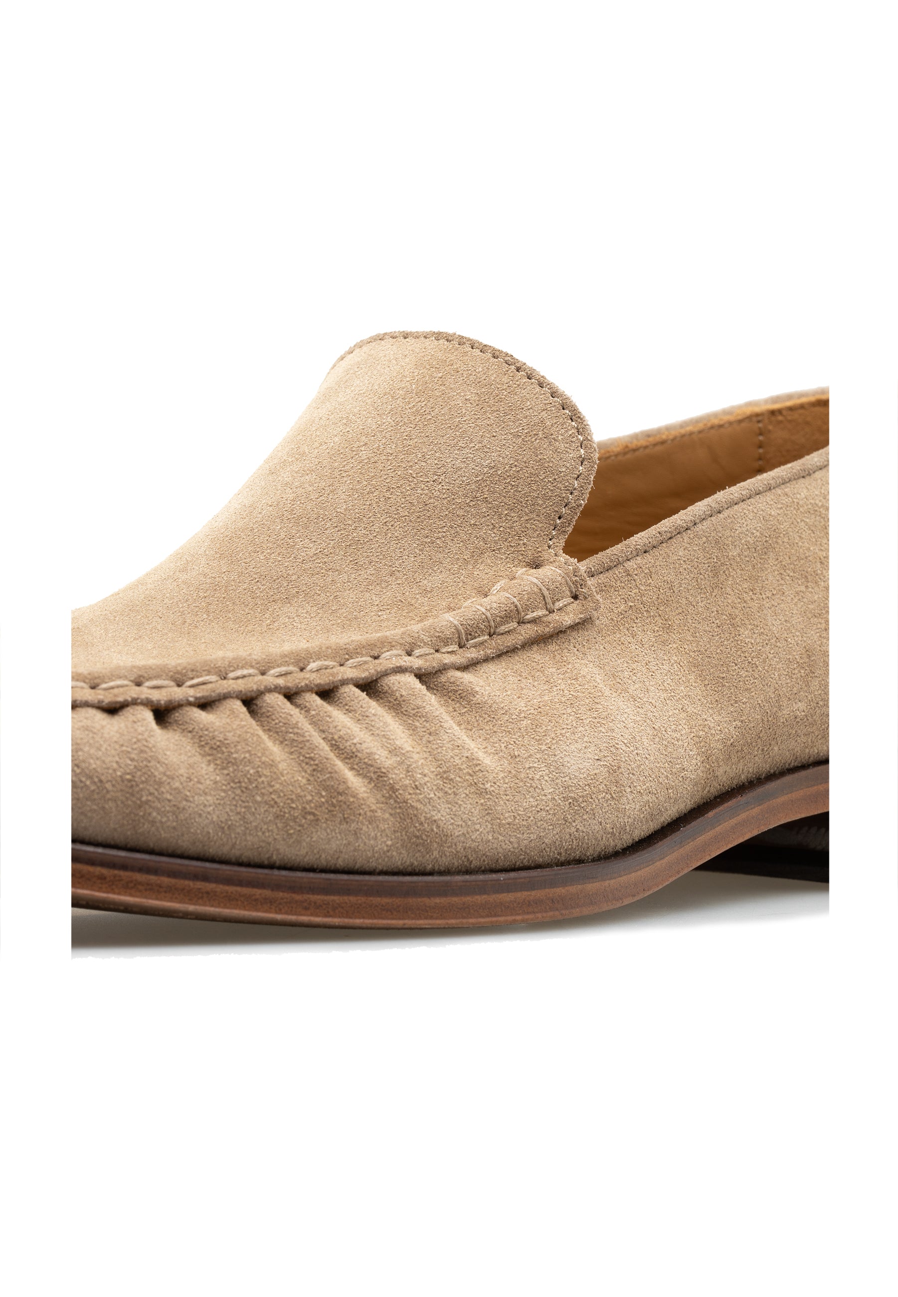 MEN'S SUEDE LEATHER RUSHED LOAFER