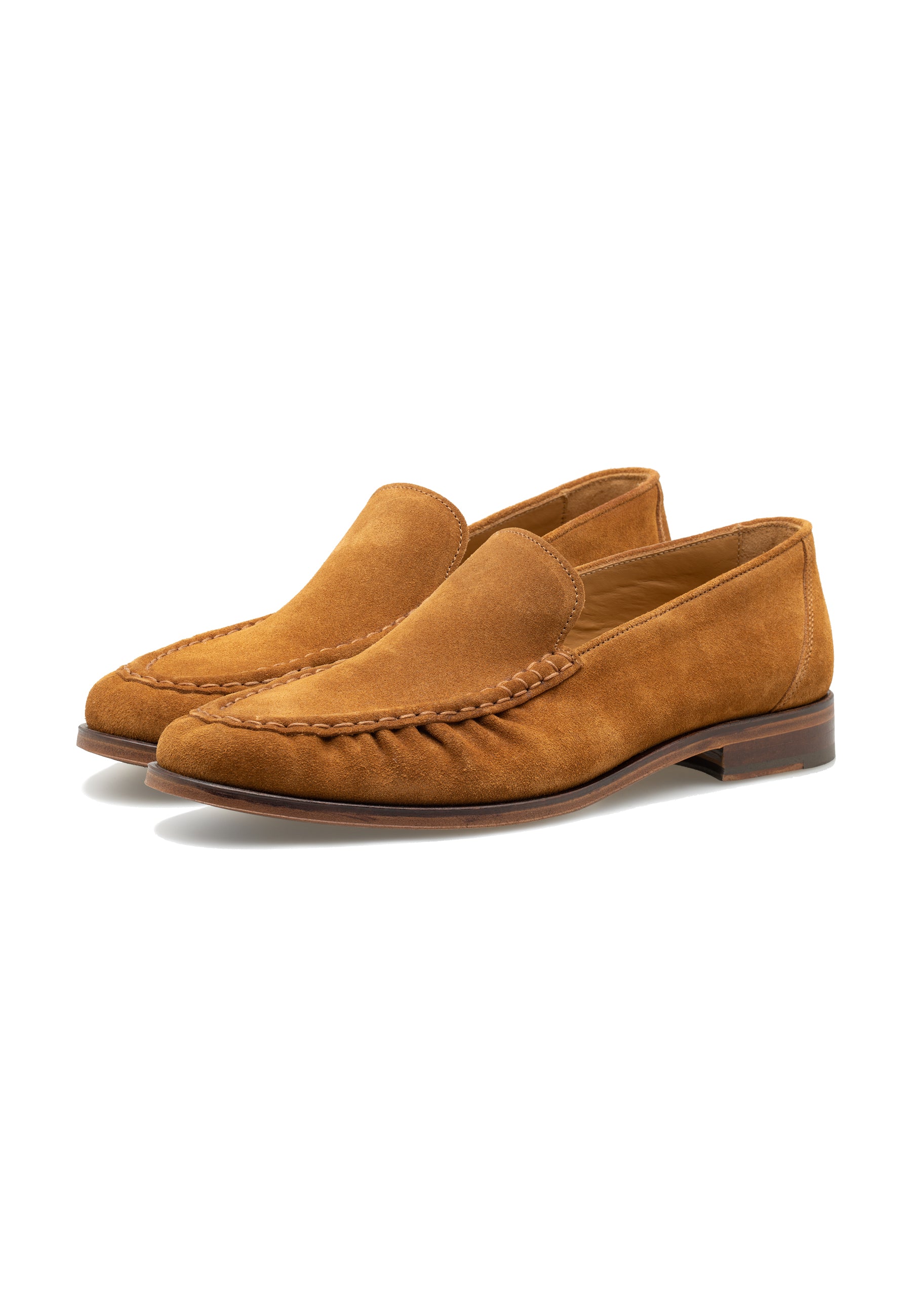 MEN'S SUEDE LEATHER RUSHED LOAFER