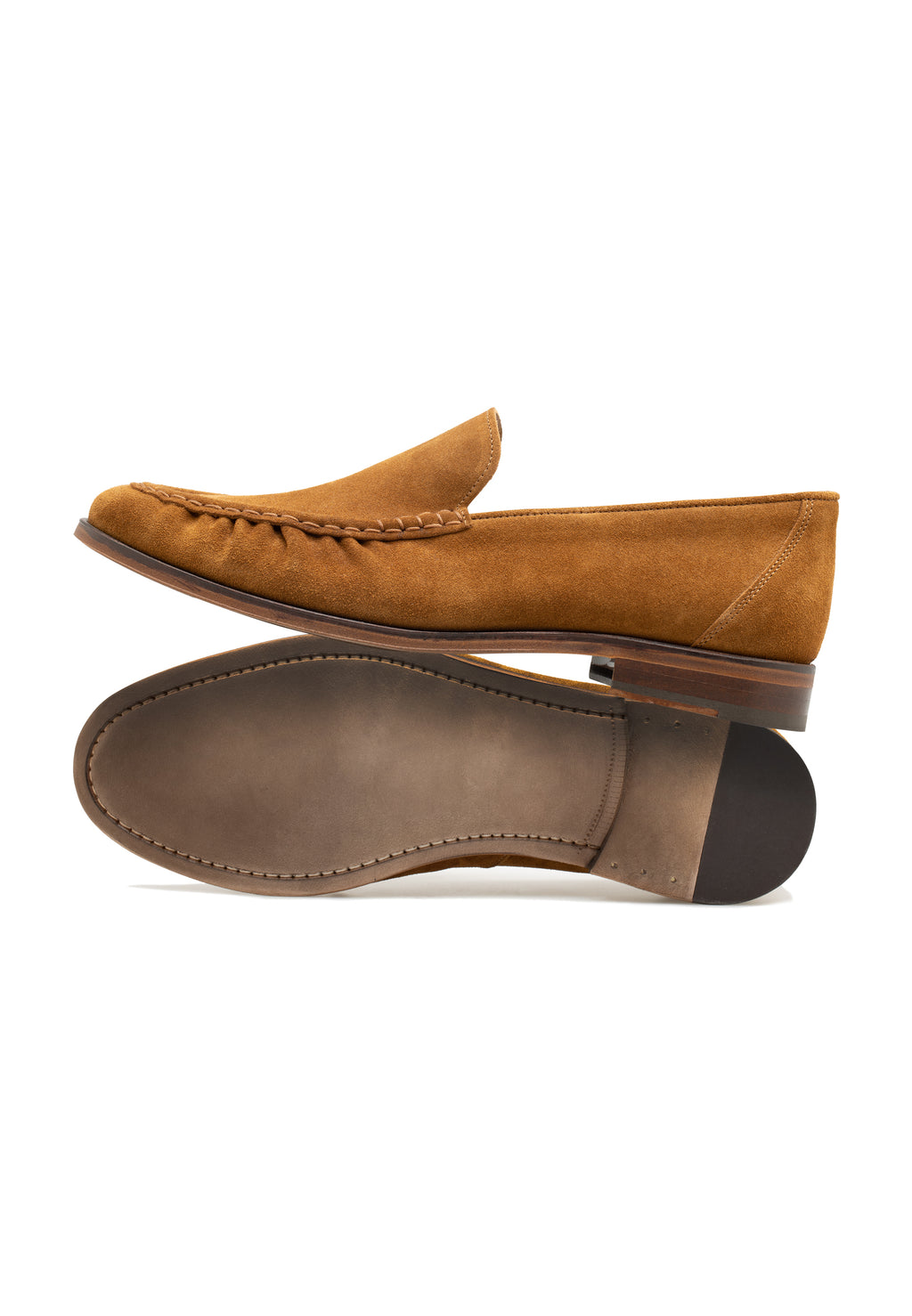 MEN'S SUEDE LEATHER RUSHED LOAFER