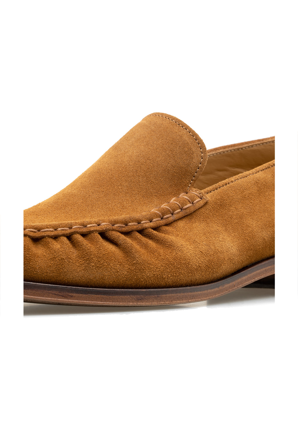 MEN'S SUEDE LEATHER RUSHED LOAFER