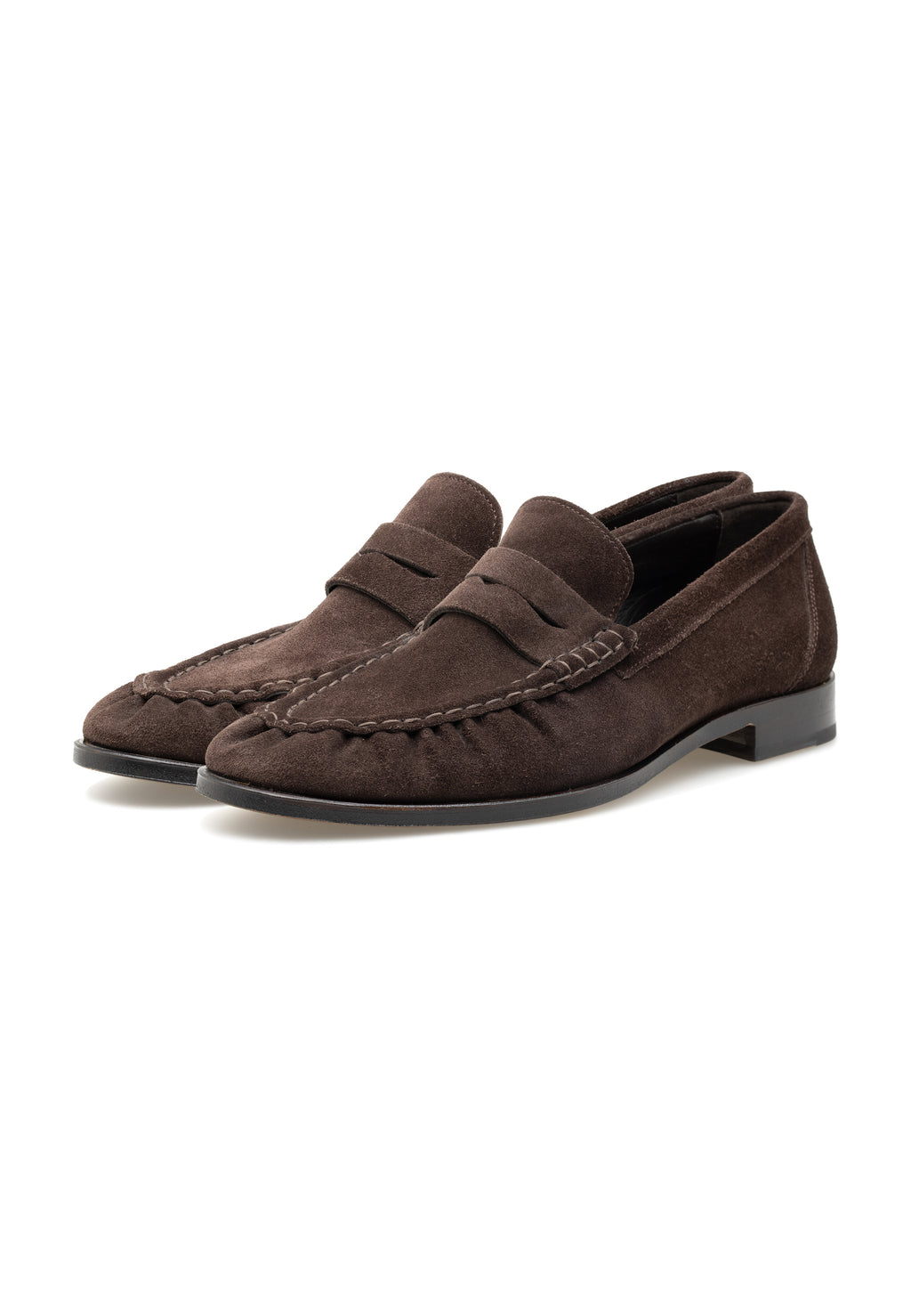 MEN'S SUEDE LEATHER RUSHED LOAFER