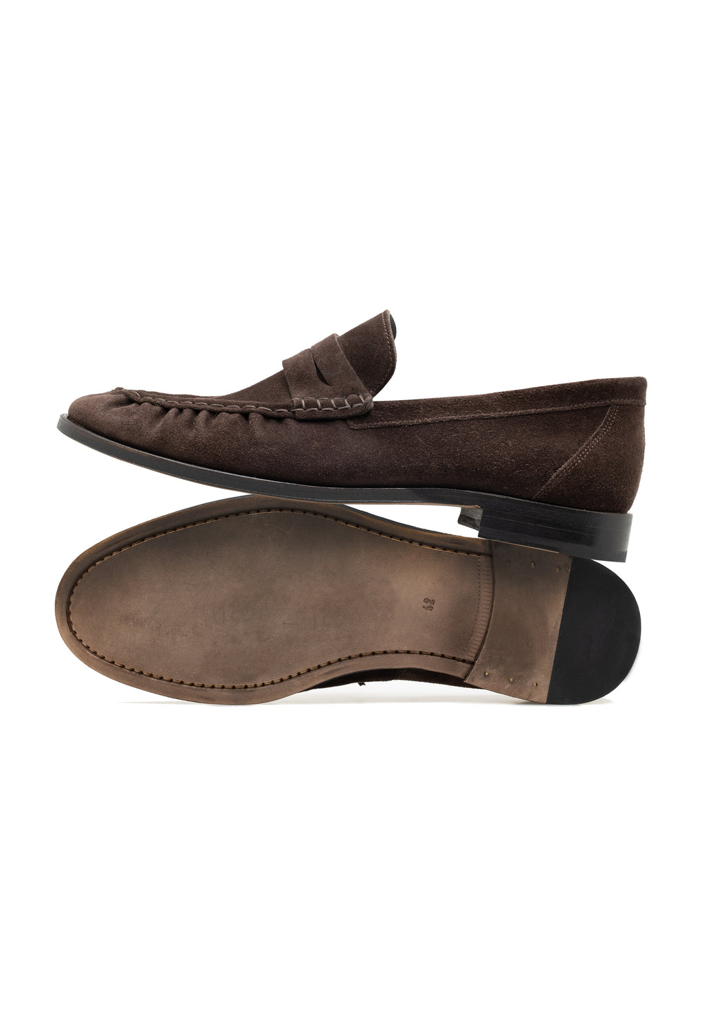 MEN'S SUEDE LEATHER RUSHED LOAFER