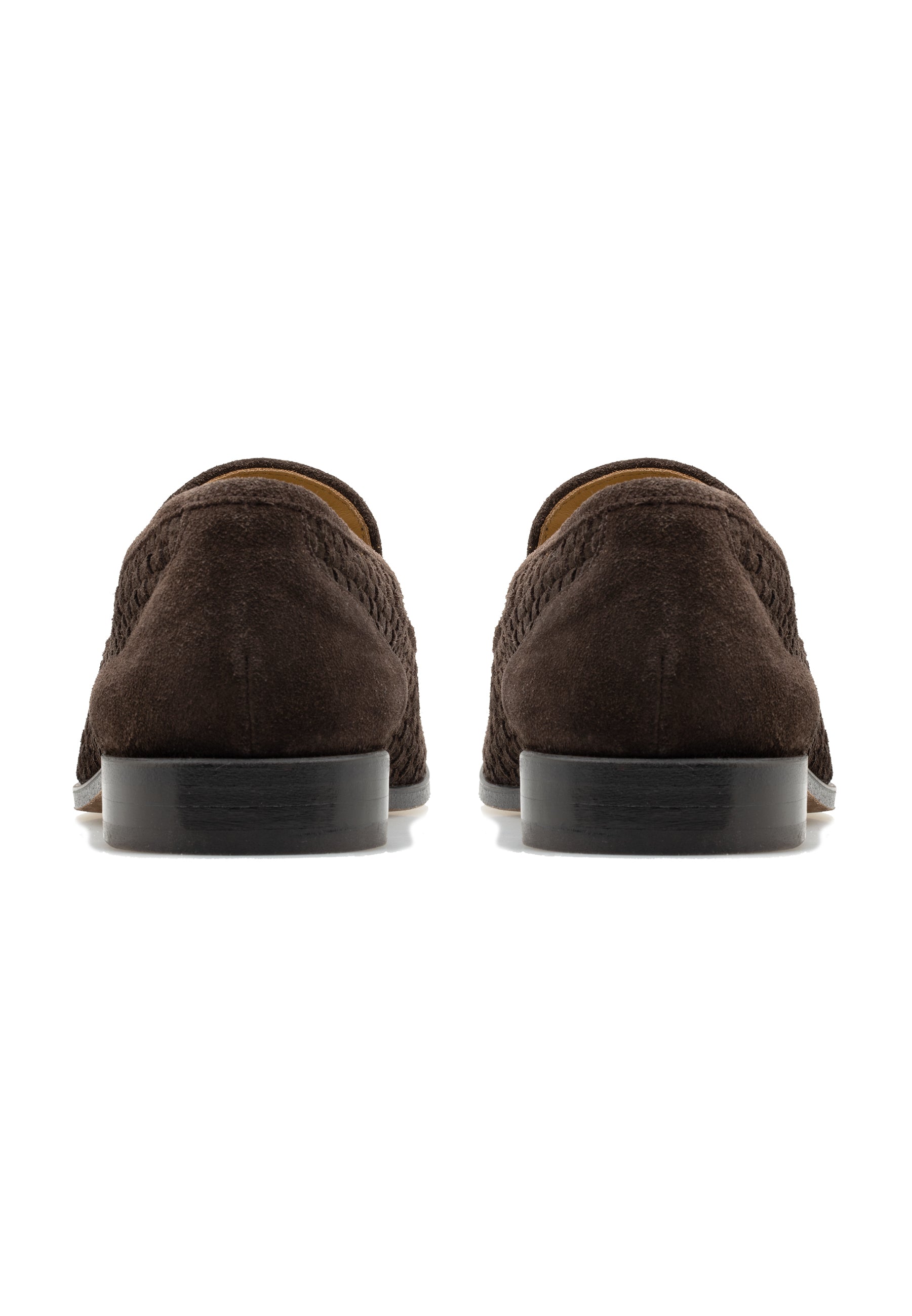 MEN'S SUEDE WOVEN PENNY LOAFER