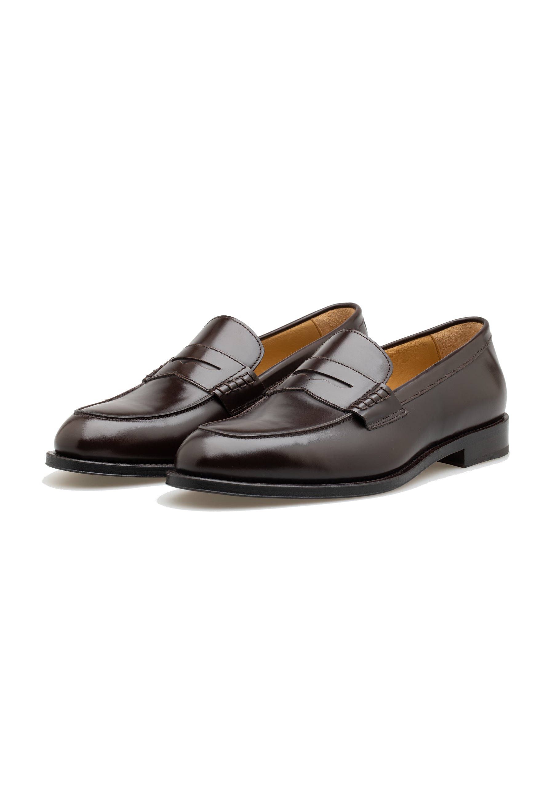 Men's Leather Polished Penny Loafer