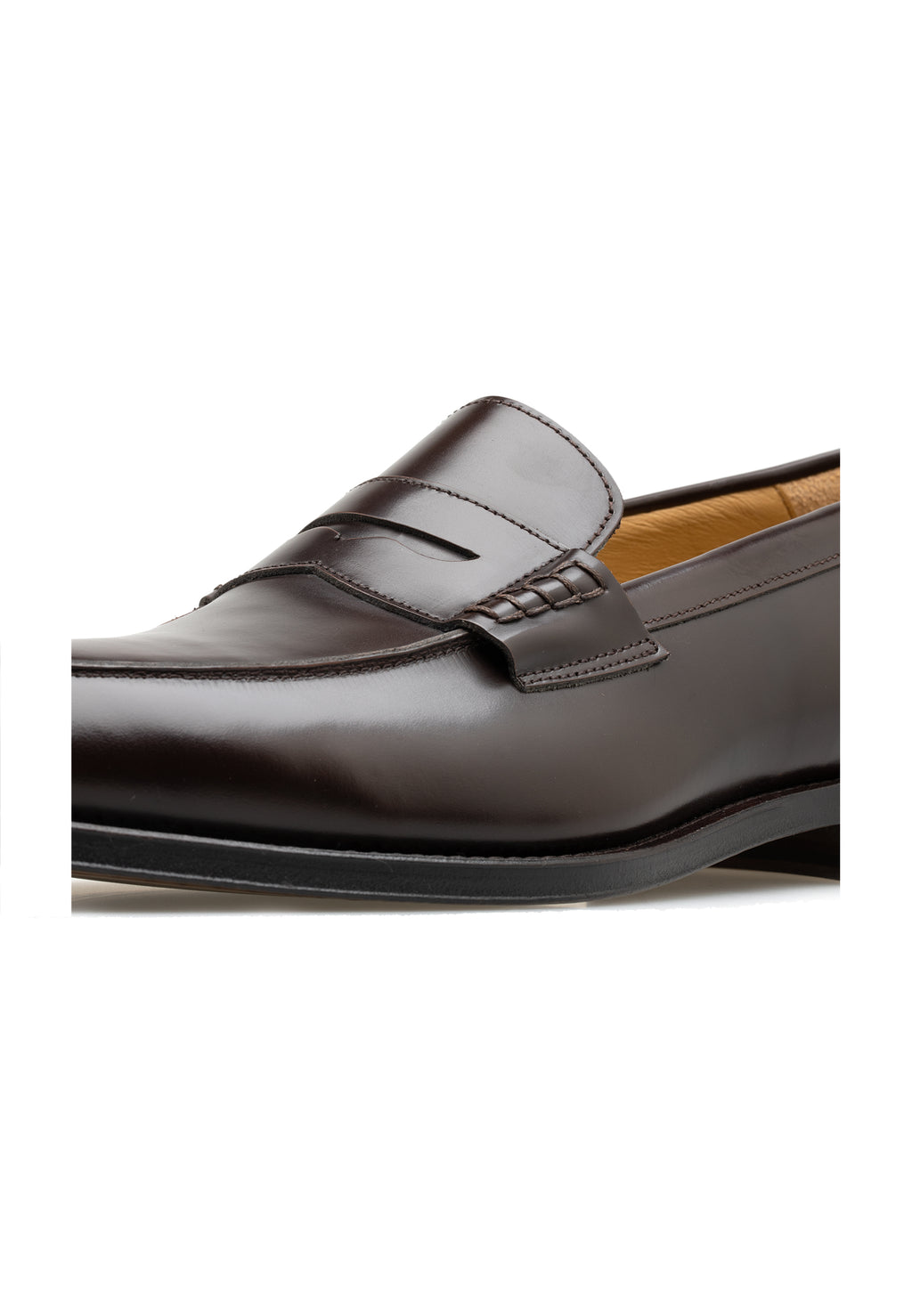 Men's Leather Polished Penny Loafer