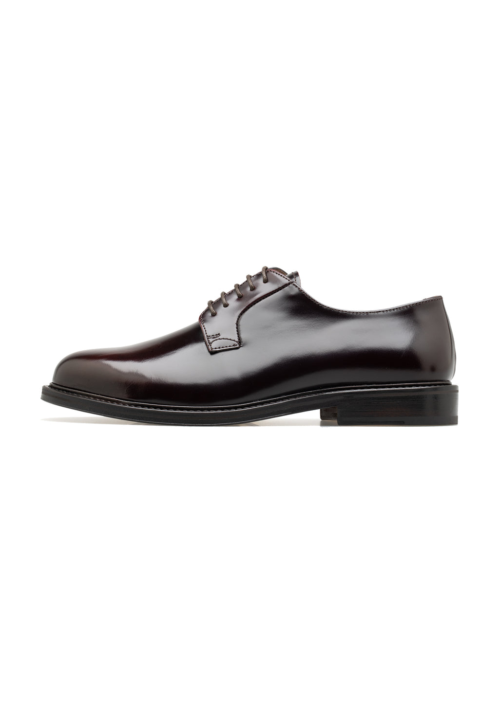 Herren-Schnürschuhe aus poliertem Leder