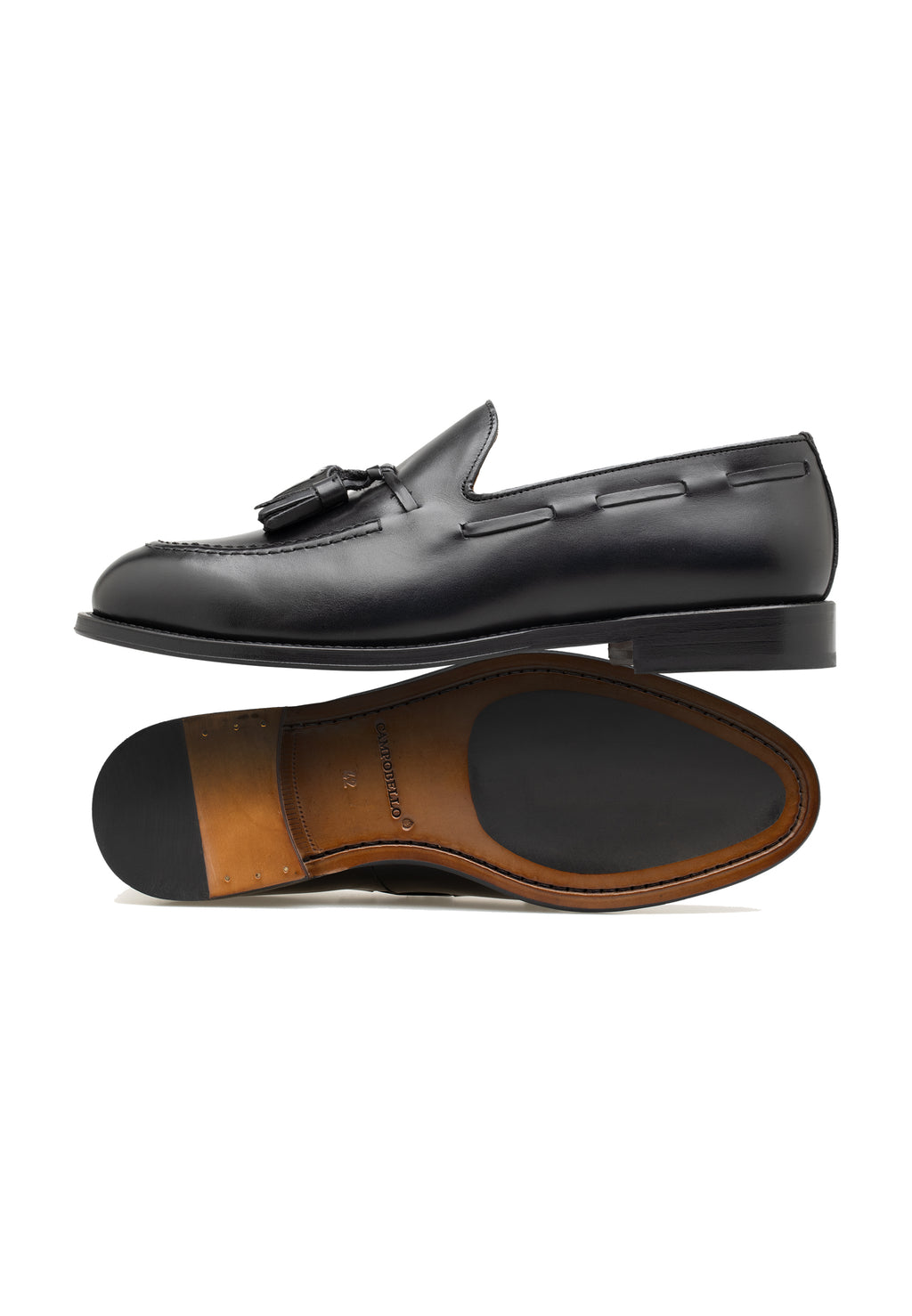 Herren-Lederslipper mit Quaste