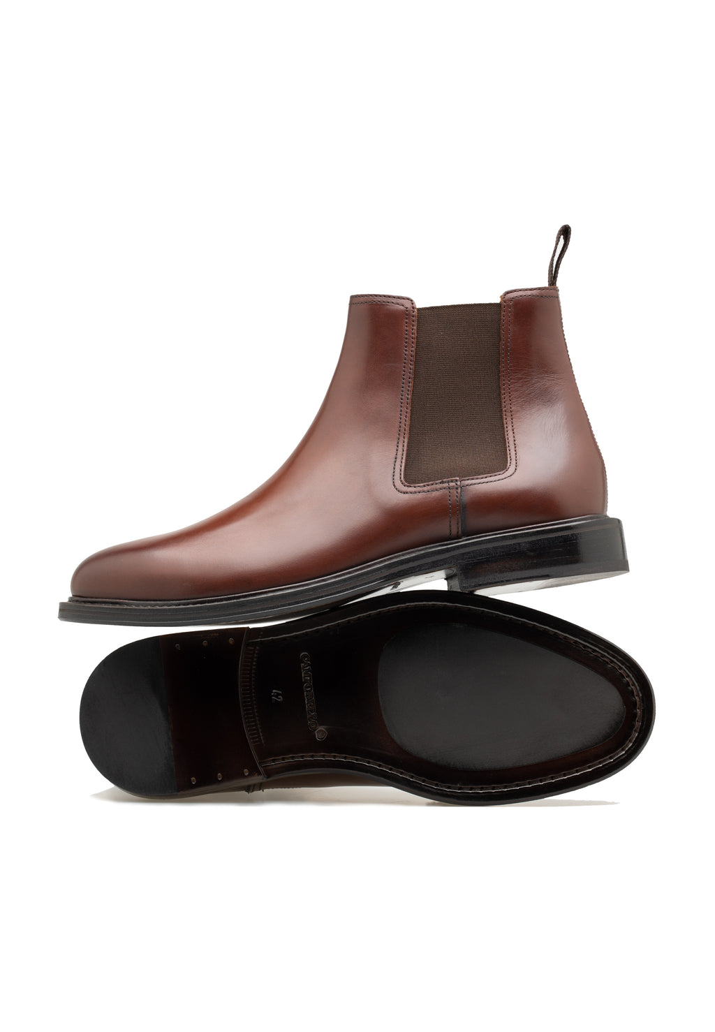 Botas Chelsea de piel de becerro estilo princesa para hombre