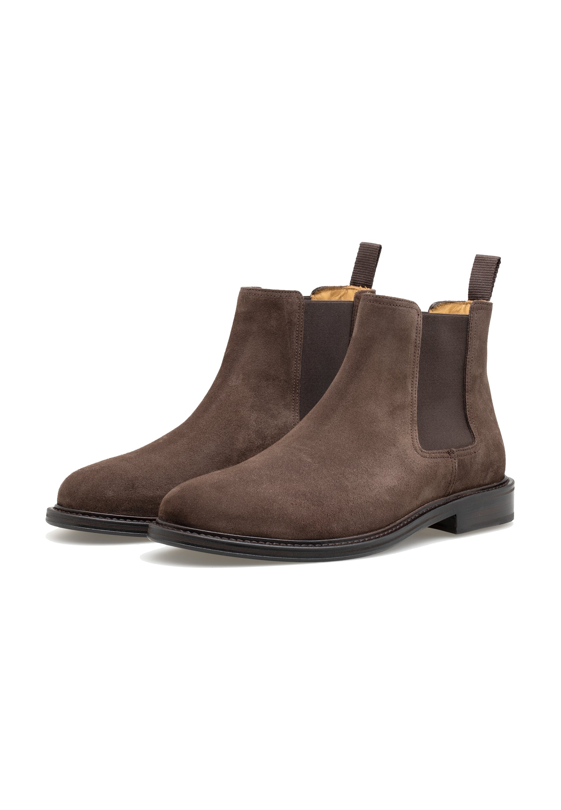 Men's Suede Leather Chelsea Elastic Boots