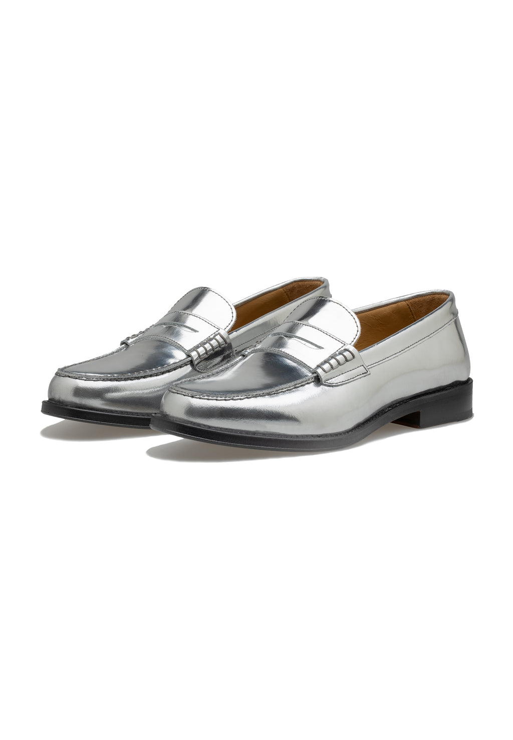 Mocassins Penny en cuir lisse — Femme