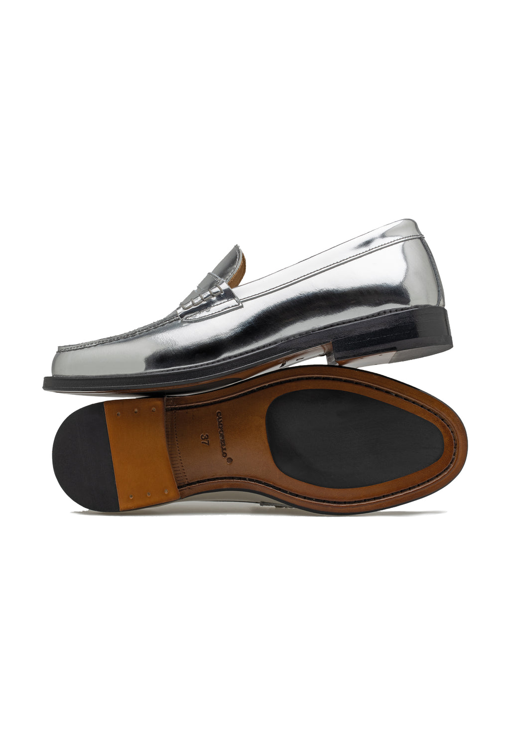 Mocassins Penny en cuir lisse — Femme