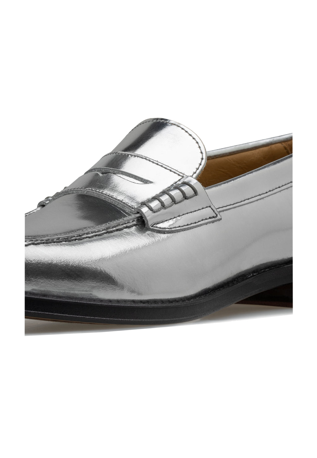 Mocassins Penny en cuir lisse — Femme
