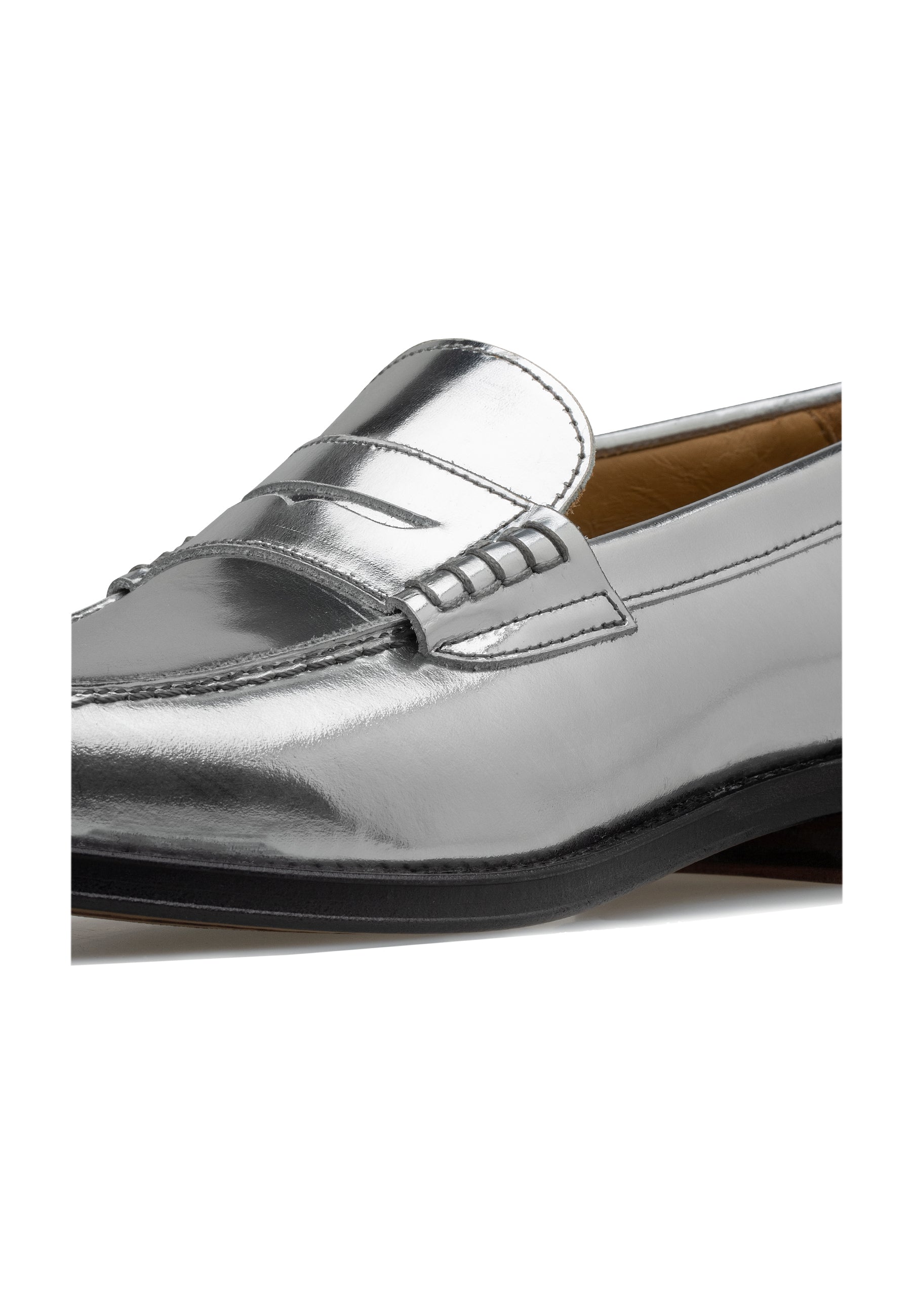 Mocassins Penny en cuir lisse — Femme