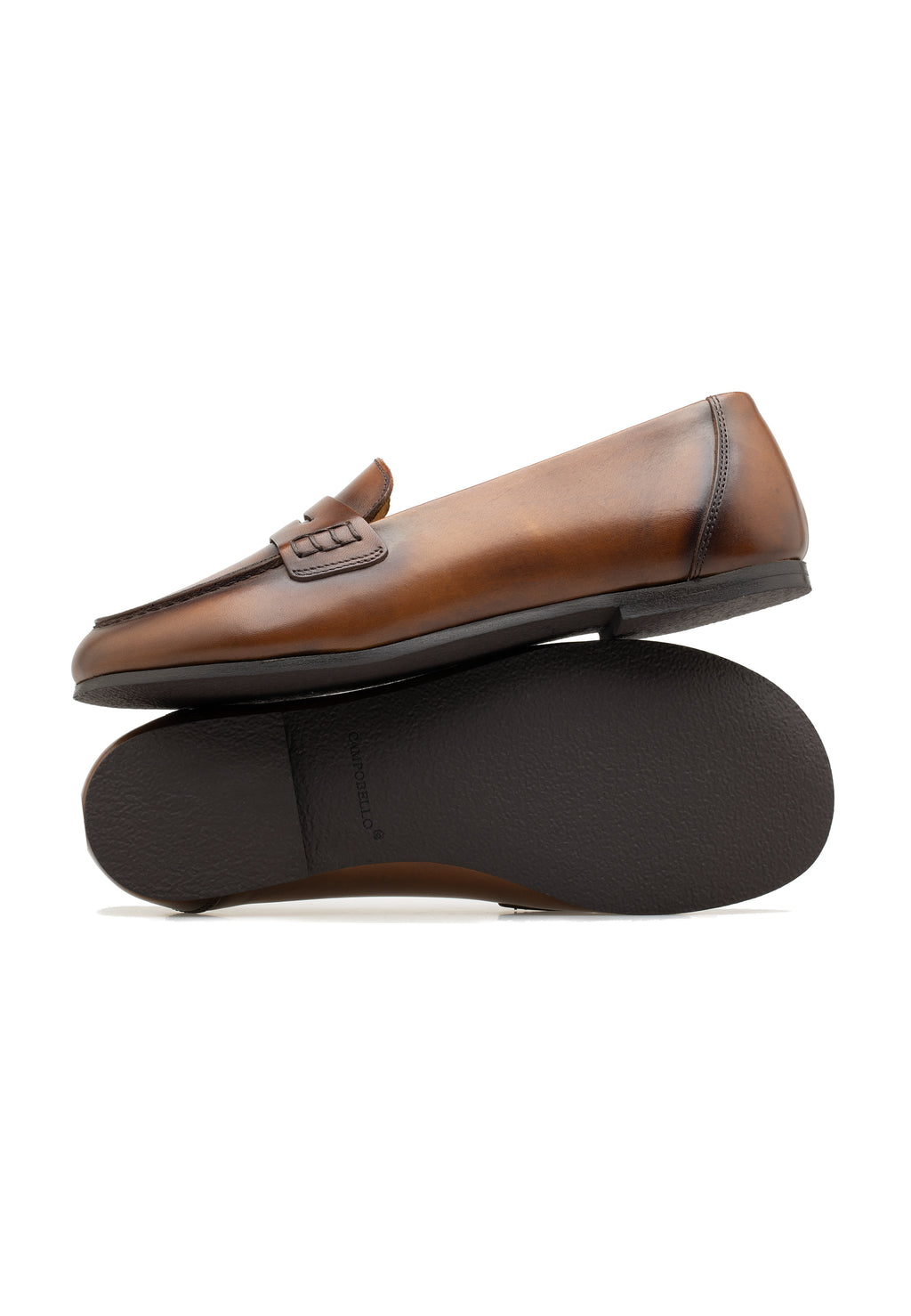 Mocasines de piel de becerro para mujer