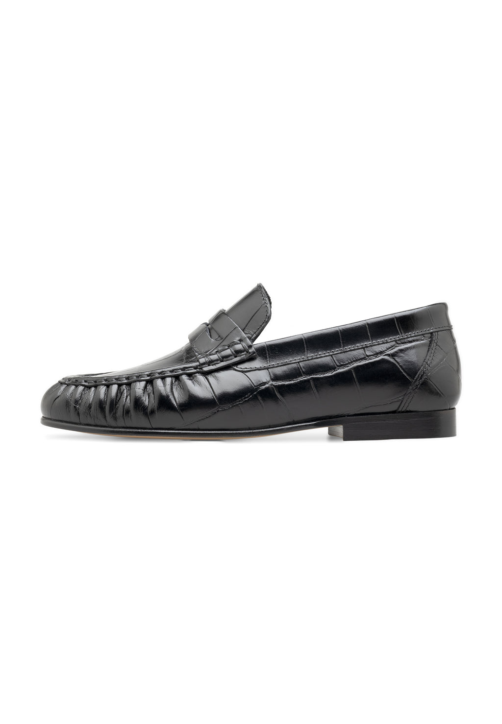 Penny Loafer für Damen aus Krokodilleder