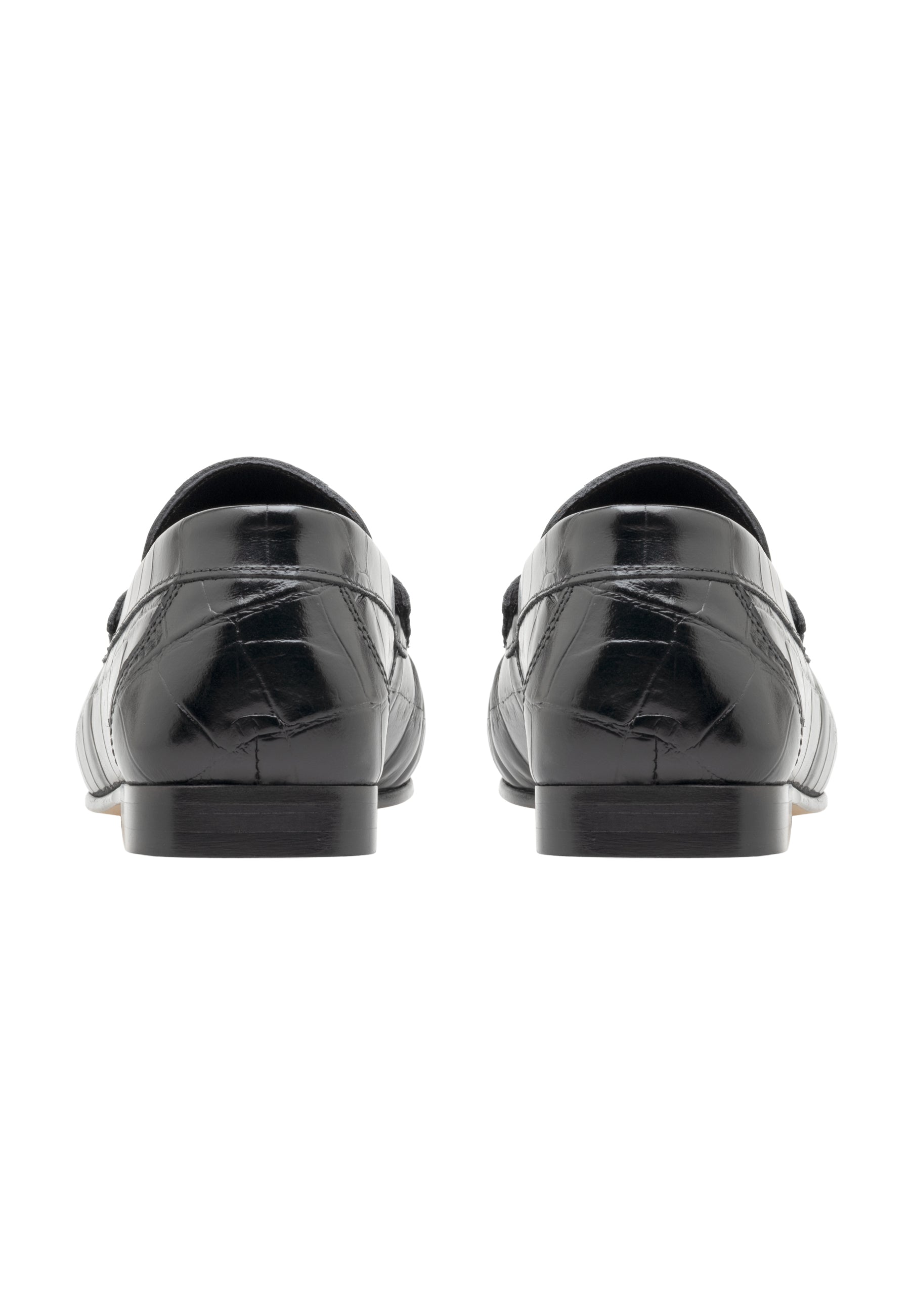 Women's Croco Leather Penny Loafer Loafer