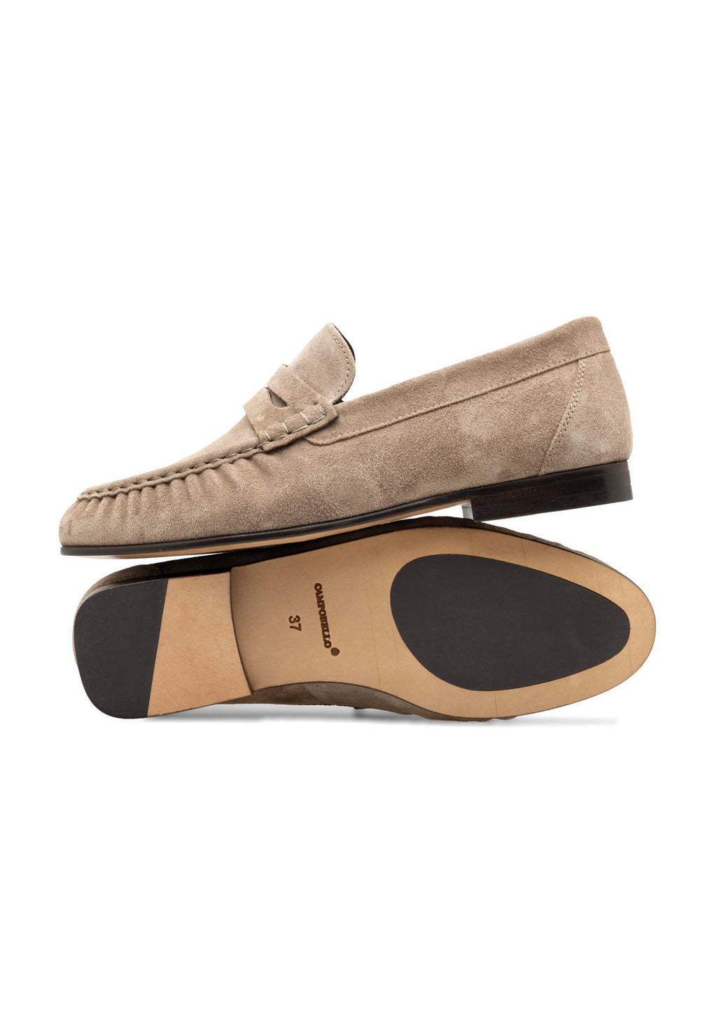 Penny Loafer aus Wildleder für Damen