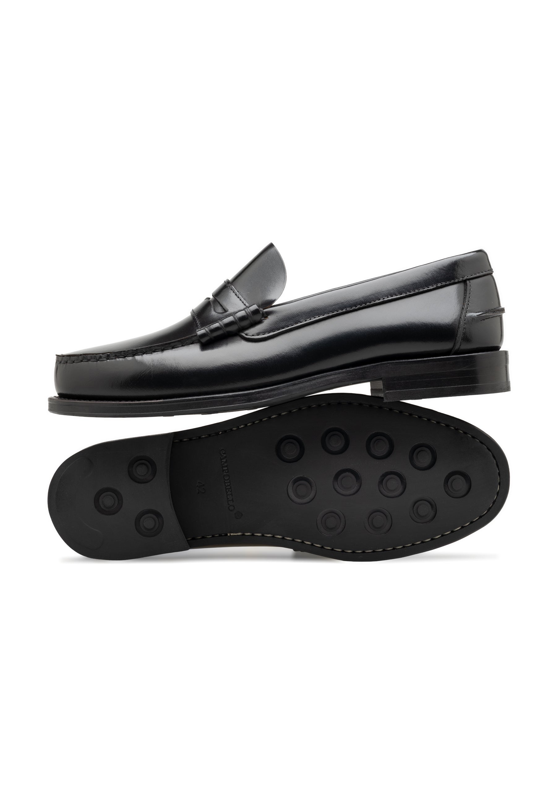 Men’s Polished Leather Penny Loafer