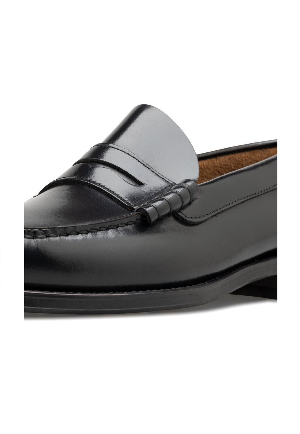 Mocasines de cuero pulido para hombre