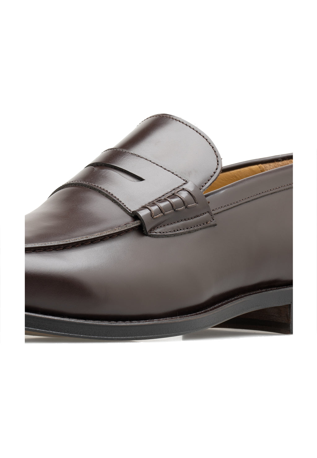 Mocassins Penny en cuir de veau poli — Homme