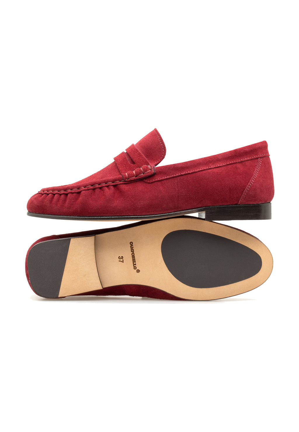 Penny Loafer aus Wildleder für Damen