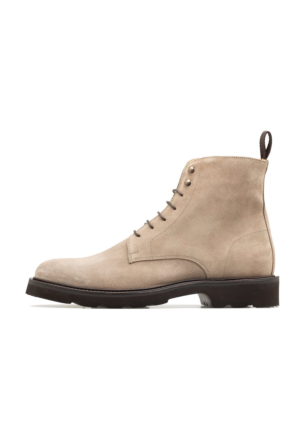 Bottines à lacets en cuir suédé — Homme