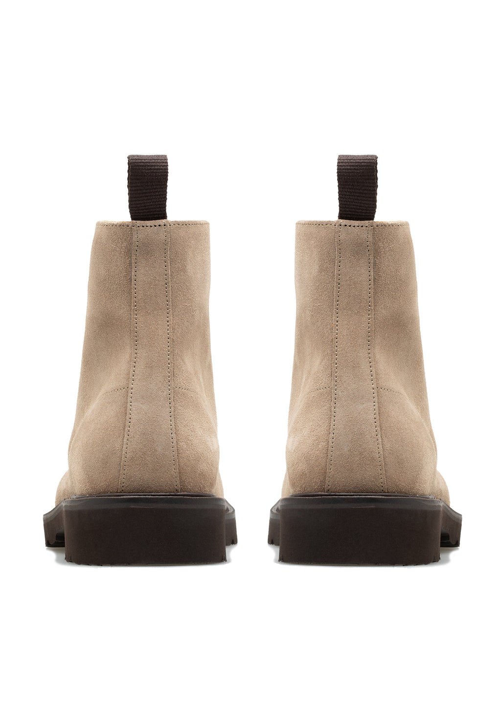 Bottines à lacets en cuir suédé — Homme