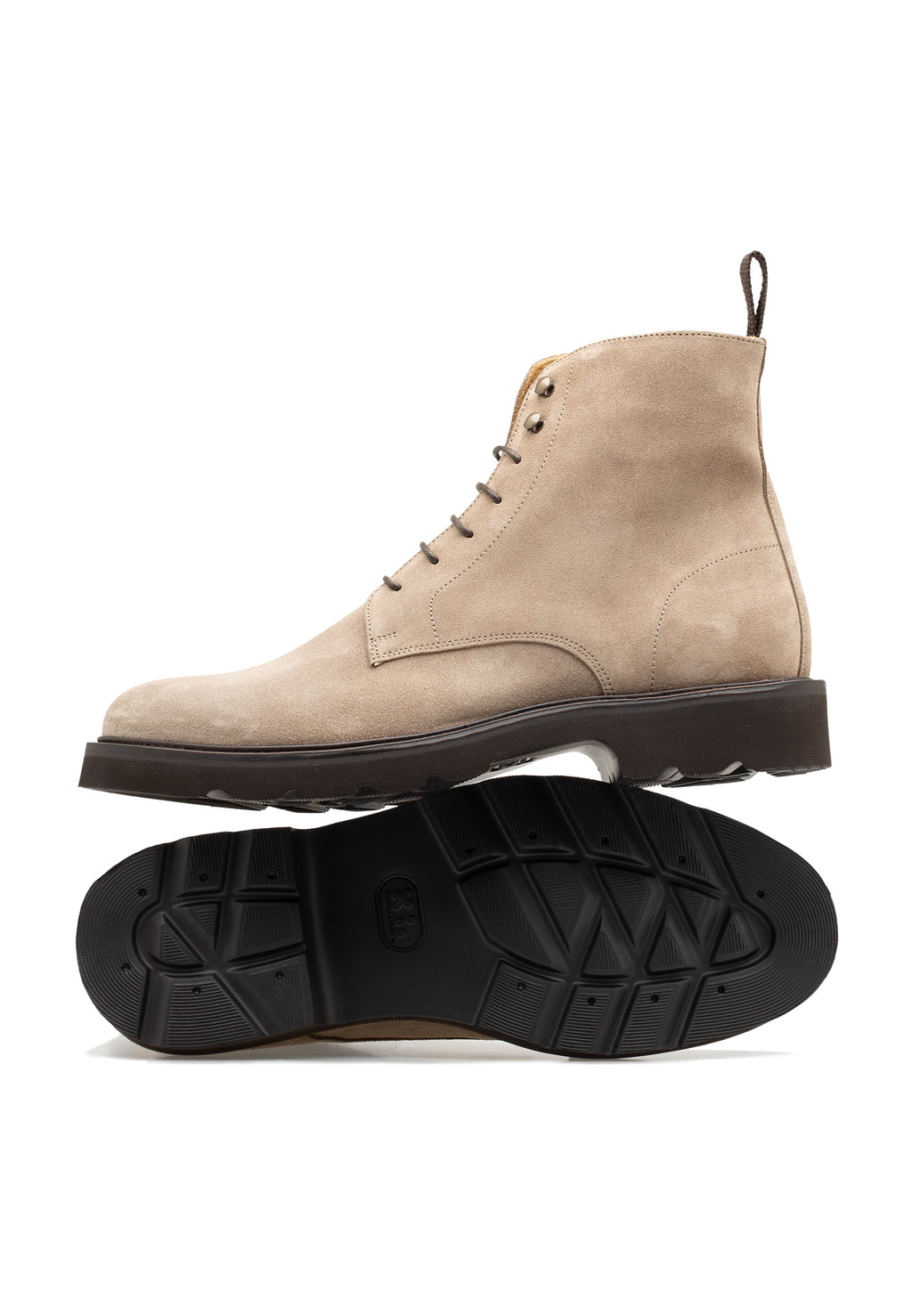 Bottines à lacets en cuir suédé — Homme