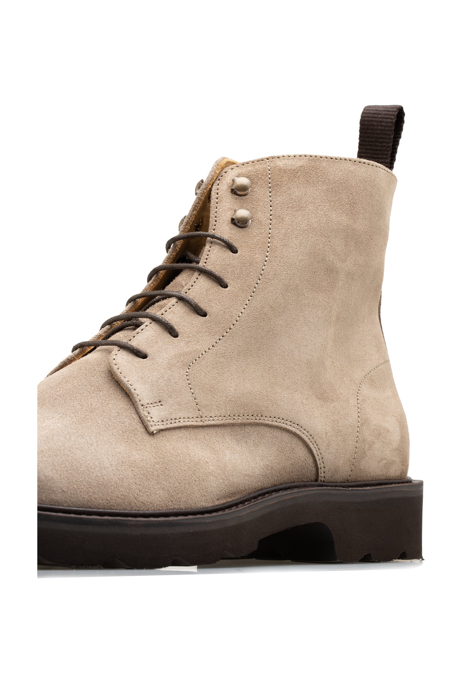 Men's Suede Leather Lace-Up Boots
