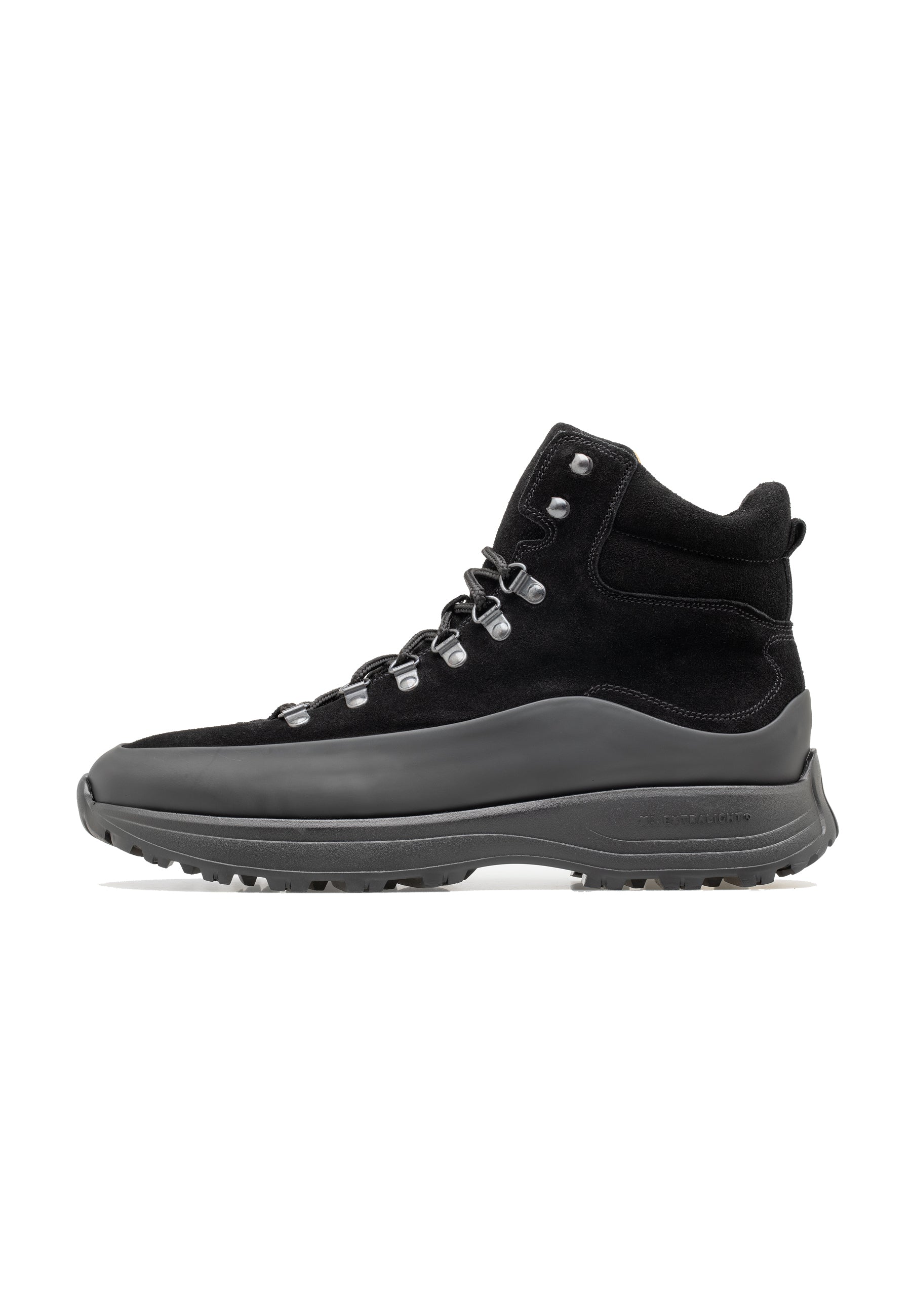 Men’s Suede Leather Gummy Rubber Hiking Boots