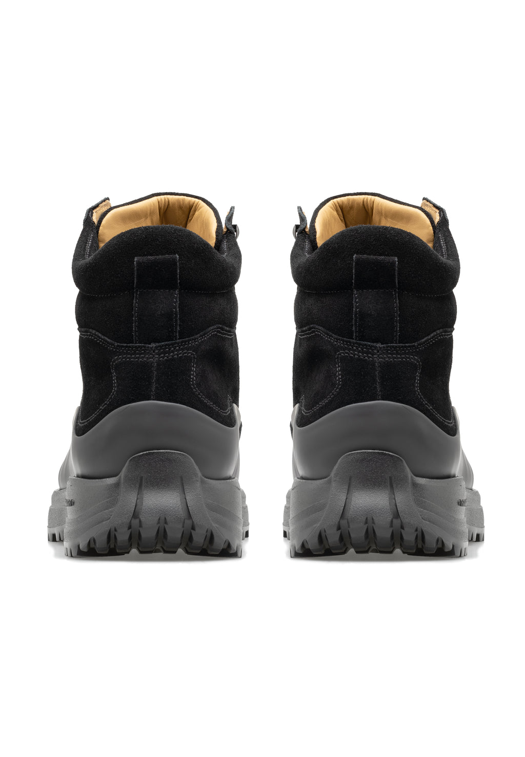 Men’s Suede Leather Gummy Rubber Hiking Boots