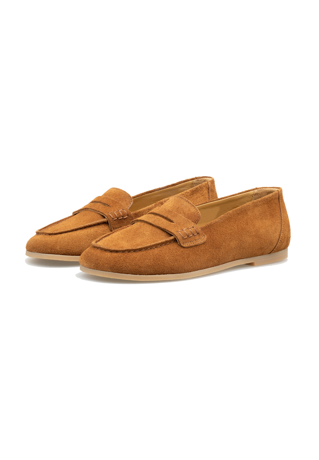 Mocasines de ante para mujer