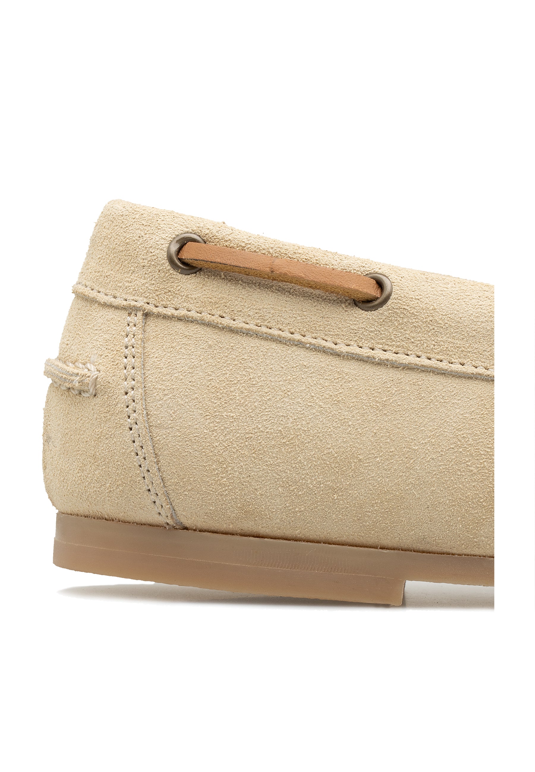 Damen-Deckschuhe aus Wildleder