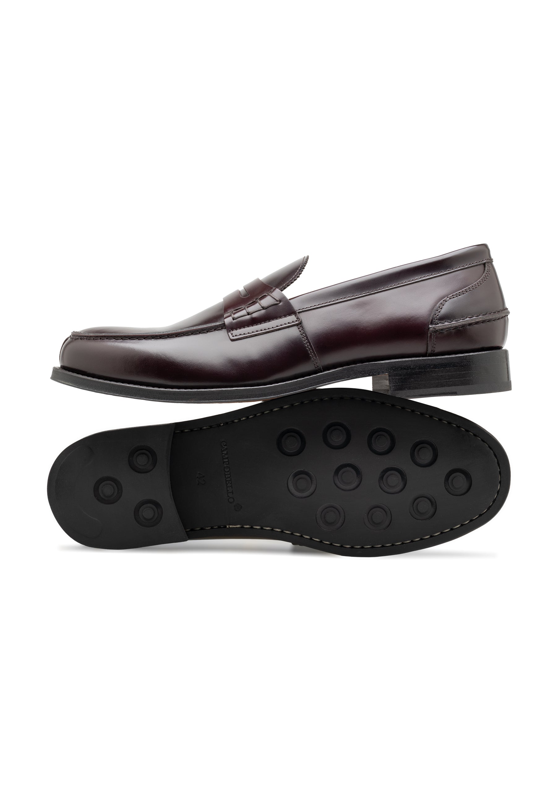 Men’s Polished Leather Penny Loafer