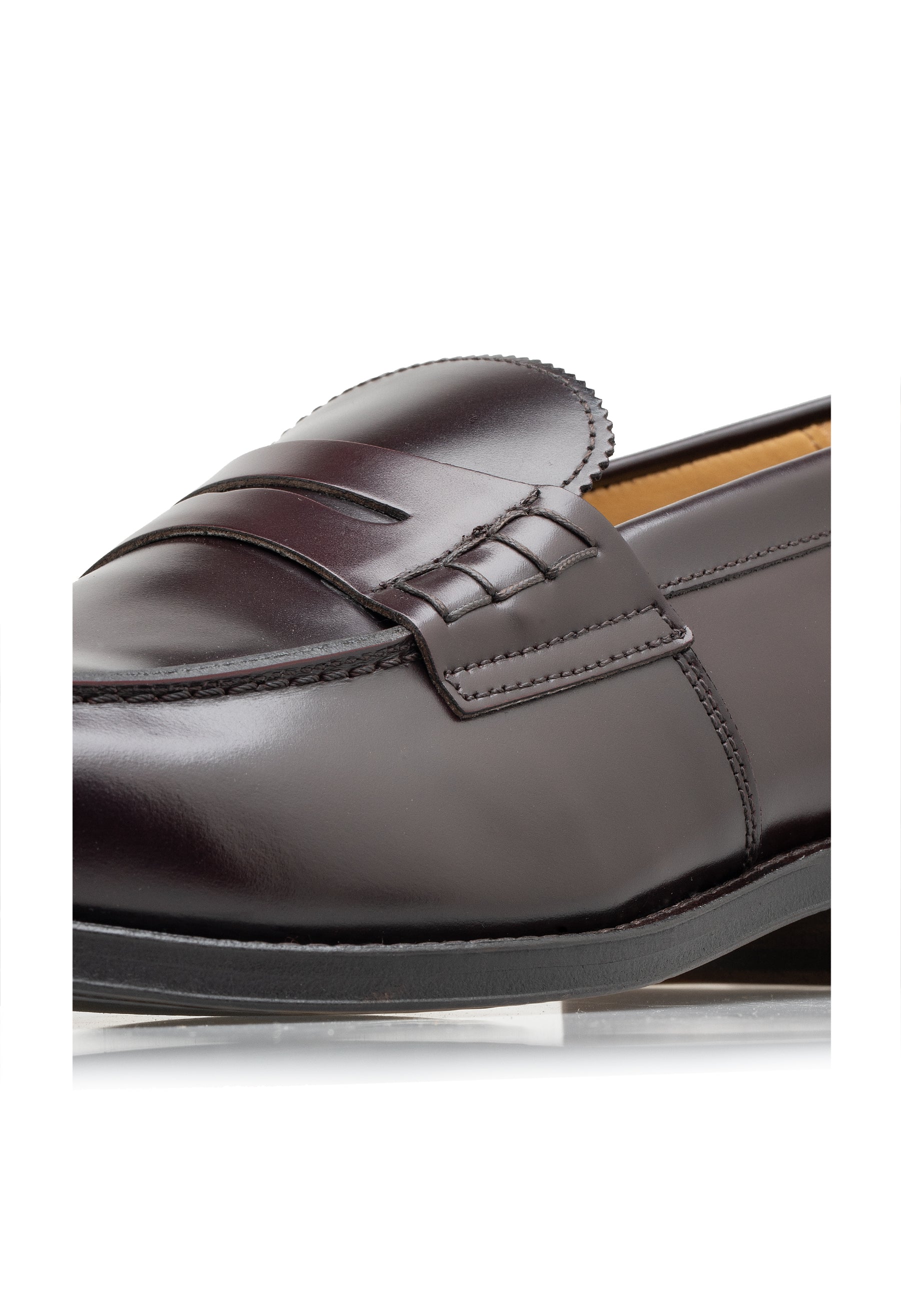 Herren-Penny-Loafer aus poliertem Leder