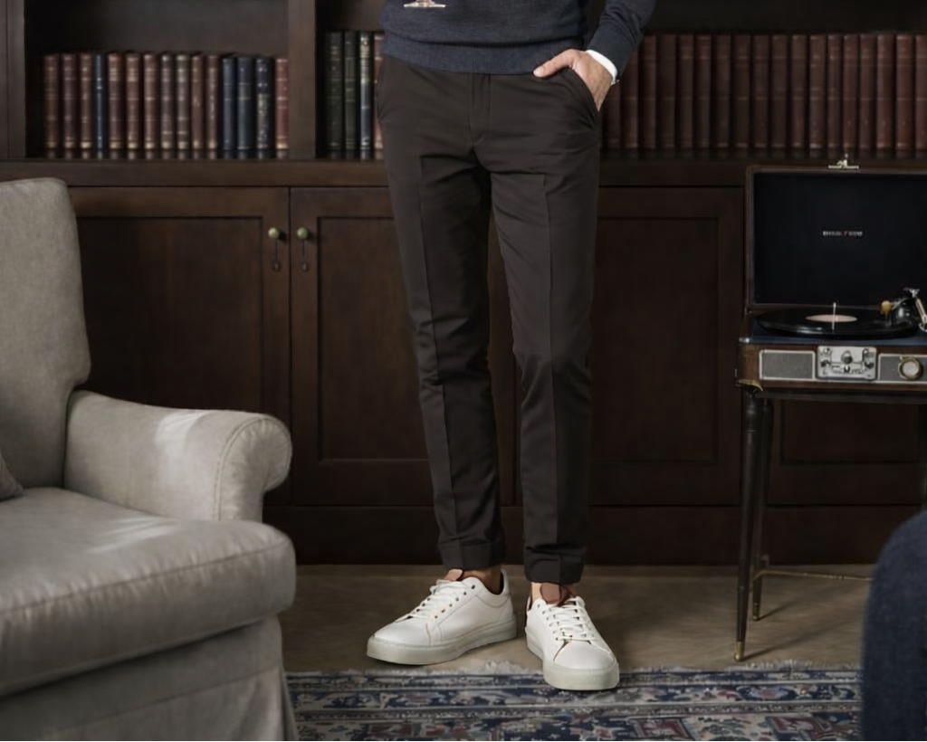 Men’s Cupsole Leather Sneakers