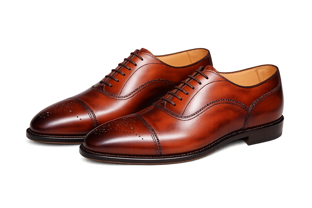 MEN'S CALF LEATHER OXFORD SHOES