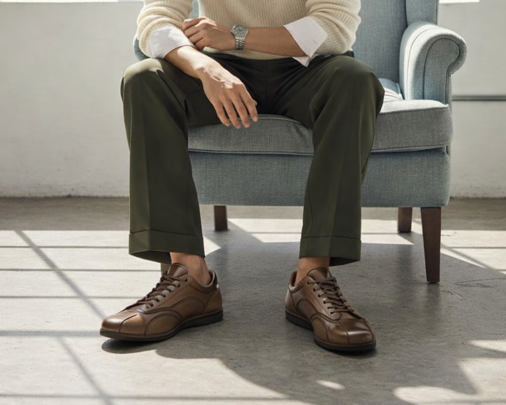 Zapatillas de piel toscana para hombre