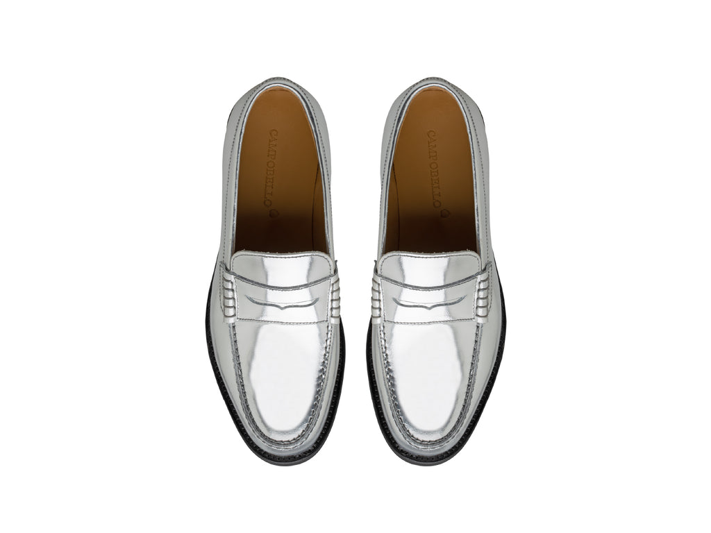 Mocassins Penny en cuir lisse — Femme
