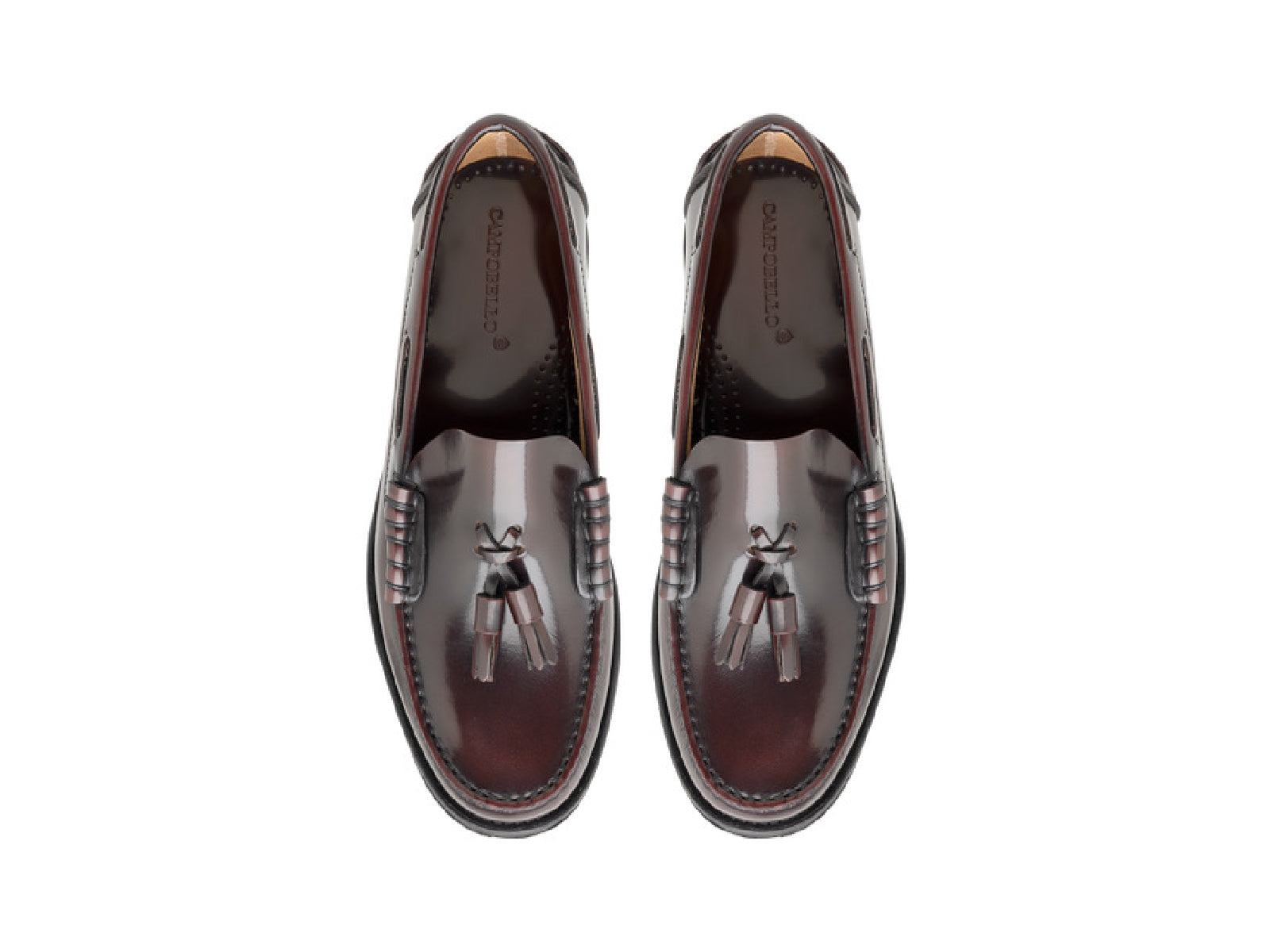 Men’s Polished Leather Tassel Loafer