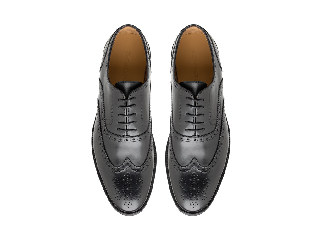 Betis Herren-Oxfordschuhe aus poliertem Leder, handgefertigt