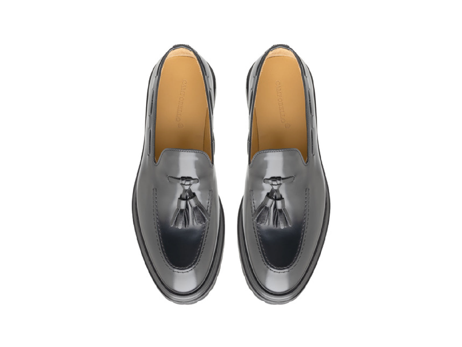 Men’s Polished Leather Tassel Loafer