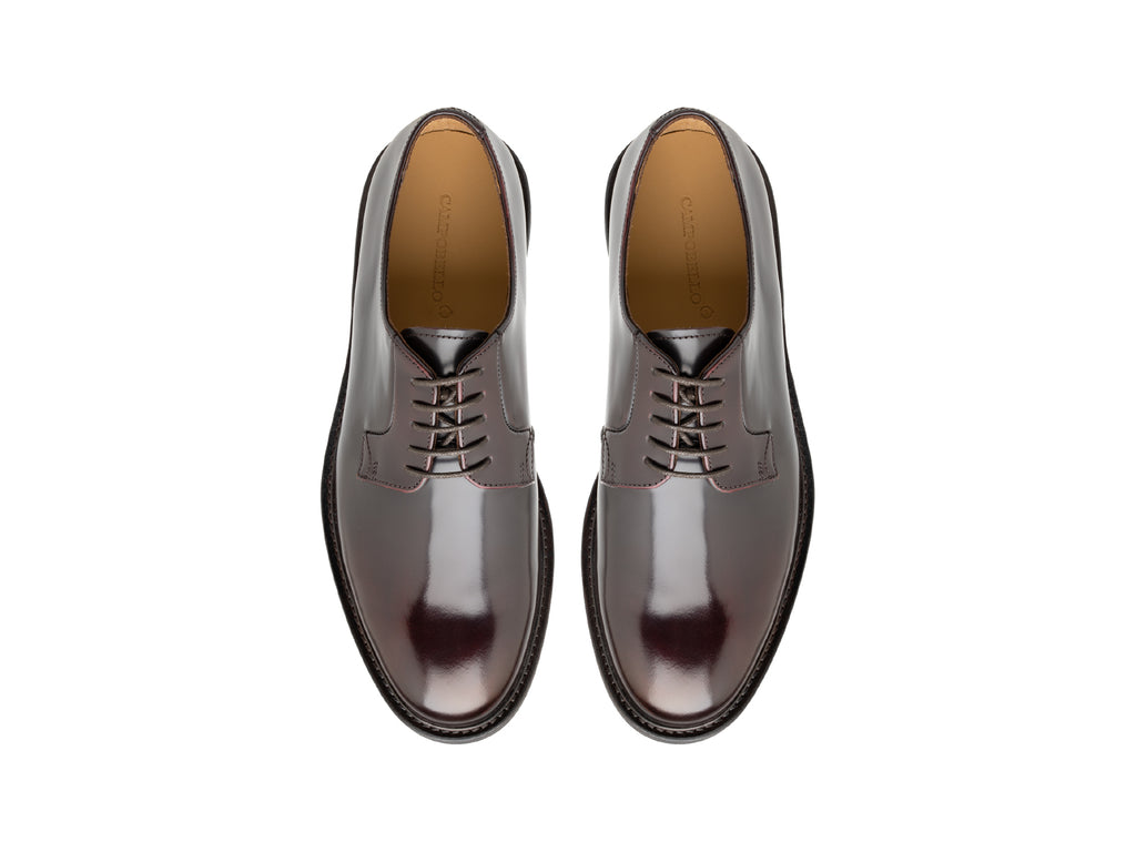 Herren-Schnürschuhe aus poliertem Leder