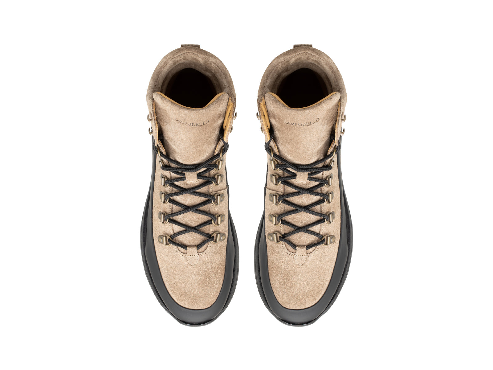 Men’s Suede Leather Gummy Rubber Hiking Boots