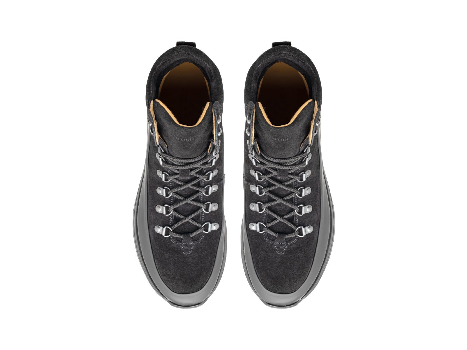 Men’s Suede Leather Gummy Rubber Hiking Boots