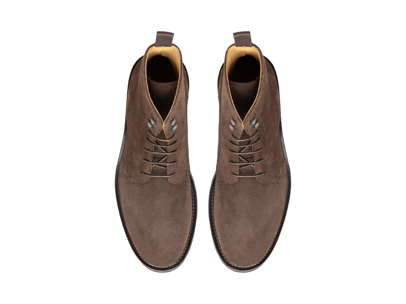 Men's Suede Leather Lace-Up Boots