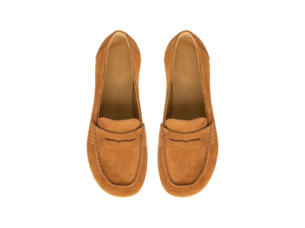 Mocasines de ante para mujer