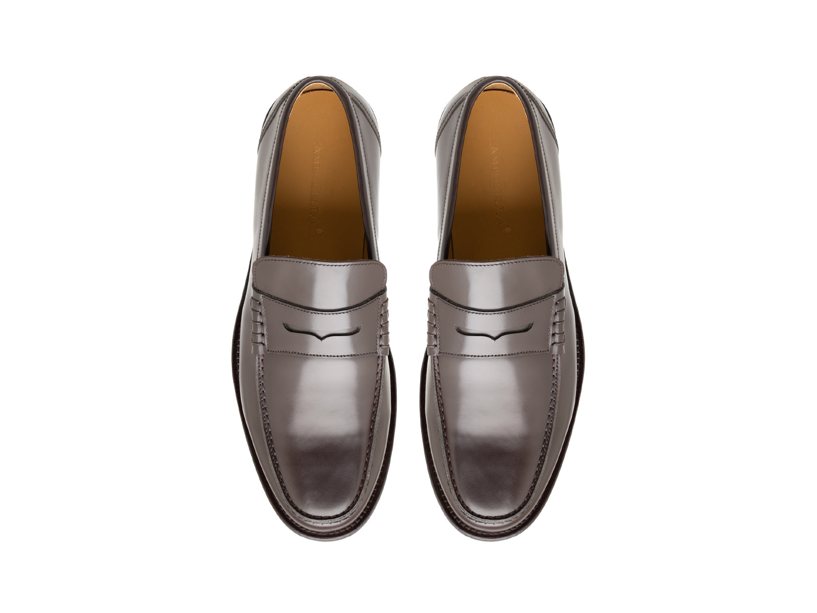 Men's Polished Calf Leather Penny Loafer